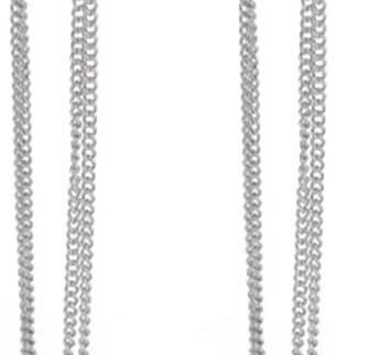 SLUYNZ 925 Sterling Silver No Piercing Cuff Earrings Chain for Women Wrap Earrings Tassel Clip On Ear