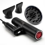 SRILabs DryQ Infrared Hair Dryer – Red Light, Frizz Control, Dual Voltage