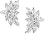 SWEETV Bridal Wedding Earrings for Brides Bridesmaid
