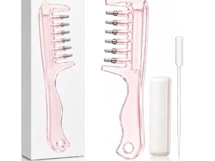 Scalp Liquid Applicator Comb, scalp Massage Comb With Oil Applicator, Scalp Massage Teeth, Leak‑Proof Root Serum Applicator Comb for Men & Women
