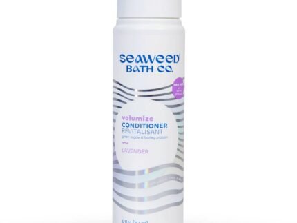 Seaweed Bath Co. Volumize Conditioner, Lavender Scent, 12 Ounce, Sustainably Harvested Seaweed, Green Algae, Barley Protein, For Normal to Fine Hair