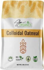 Shea Organics Colloidal Oatmeal Powder | Gentle Soothing Bath Treatment for Sensitive Skin | Natural Oat Bath for Babies & Adults | Ideal for DIY Skincare & Soap Making | 32 oz Pack of 1