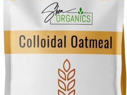 Shea Organics Colloidal Oatmeal Powder | Gentle Soothing Bath Treatment for Sensitive Skin | Natural Oat Bath for Babies & Adults | Ideal for DIY Skincare & Soap Making | 32 oz Pack of 1