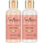 SheaMoisture Travel Shampoo and Conditioner for Curly Hair, 3.2 Oz Ea