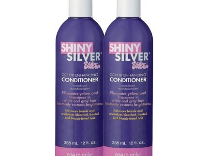 Shiny Silver Conditioner Ultra Color Enhancing 12 Ounce (354ml) (2 Pack)