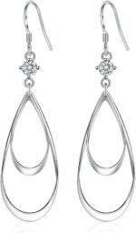 Silver/Gold Boho Dangle Statement Earrings for Women Trendy,Handmade Vintage Dainty Cute Long Drop Summer Earrings,fashion Accessories Jewelry Gifts