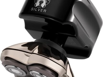 Skull Shaver Pitbull Silver PRO SX5 Head and Face Shaver, Cordless Razor