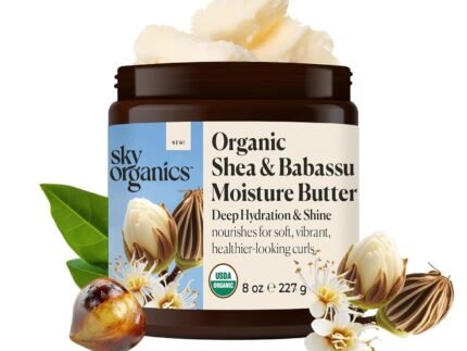 Sky Organics Organic Shea & Babassu, Hydration Butter, 8 oz, Hair & Skin