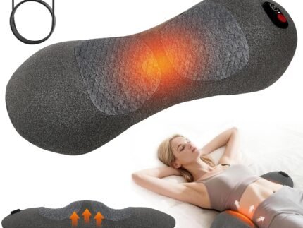 Smooth Spine Triple Fusion Back Massager with Heat – Sciatica Pain Relief
