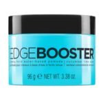 Style Factor EDGE BOOSTER Strong Hold Water-Based Pomade | Formulated with Argan Oil for Moisture & High Shine | Long Lasting Edge Control Gel | Cucumber Lime, 3.38 oz
