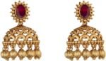 TARINIKA Classic Antique Jhumka Indian Earrings – Indian Jewelry for Women