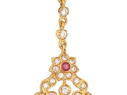 TARINIKA Idris Antique Maang Tikka – Indian Jewelry for Women Nethi Chutti