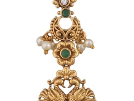 TARINIKA Manan Antique Maang Tikka – Indian Jewelry for Women Nethi Chutti