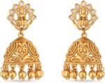 TARINIKA Utash Antique Jhumka Indian Earrings – Indian Jewelry for Women