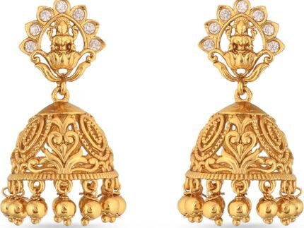 TARINIKA Utash Antique Jhumka Indian Earrings – Indian Jewelry for Women