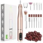 TUOBEO Cordless Nail Drill Electric Nail File Kit, Rechargeable Efile Set