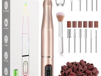 TUOBEO Cordless Nail Drill Electric Nail File Kit, Rechargeable Efile Set