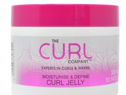 The Curl Company Moisturise & Define Curl Jelly (300 ml) – Experts in Curls & Waves, Cruelty Free, Vegan Friendly, Natural Extracts, Colour Kind