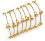 The Great Indian Store Traditional Kashmiri Ghungroo Latkan Bangles for Women (Set of 8 Pcs)