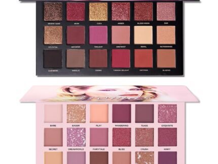 UCANBE 2Pcs Twilight Dusk & Aromas Nude Eyeshadow Palette Makeup Set, Matte Shimmer Glitter Pressed Pearl All Highly Pigmented Blending Powder, Natural Velvet Texture Eye Shadow Kit