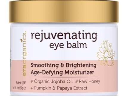 USDA Organic Eye Moisturizer Cream – Under Eye Balm for Puffiness & Lines