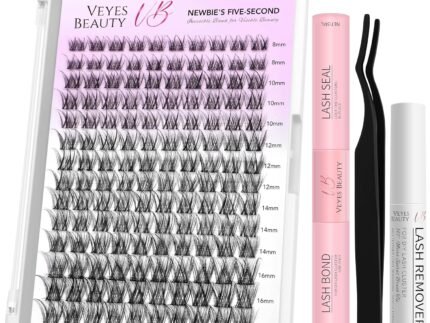 VEYESBEAUTY LuxeBold Lash Clusters Kit Newbie’s Five-Second Series Eyelash
