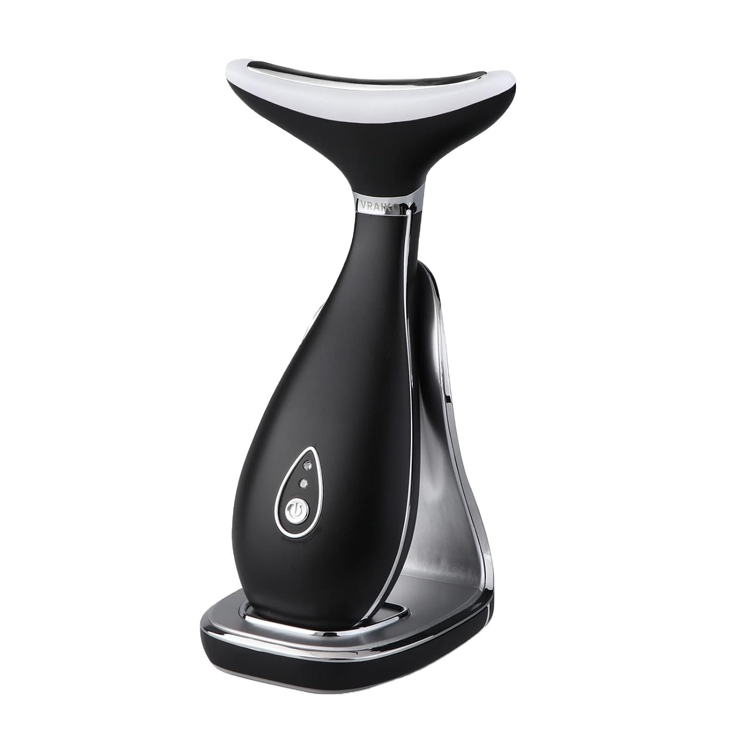 VRAIKO Lily Neck Face Massager, Skin Rejuvenation Beauty Massager, 3-in-1 at-Home Facial Spa Tool, Lifting, Toning and Tightening for a Radiant Appearance (Space Black) VRAIKO Lily Neck Face Massager, Skin Rejuvenation Beauty Massager, 3-in-1 at-Home Facial Spa Tool, Lifting, Toning and Tightening for a Radiant Appearance (Space Black)