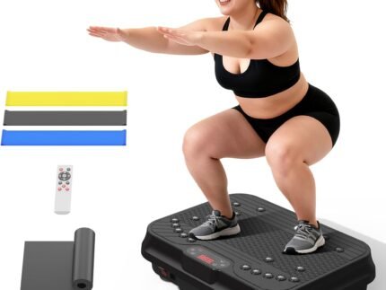 Vibration Plate Exercise Machine for Lymphatic Drainage & Full Body Fitness