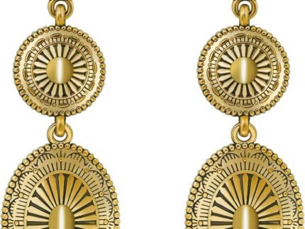 Vintage Western Earrings for Women Boho Vintage Silver/Gold Turquoise Earrings for Women Western Statement Jewelry for Country Concert Outfits
