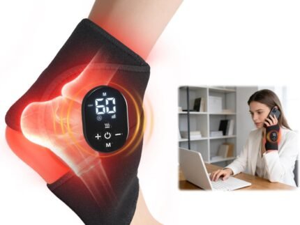 Wearable Foot and Ankle Massager, Red Light & InfraredCordless Wrap