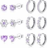 YADOCA 𝟵𝟮𝟱 𝗦𝘁𝗲𝗿𝗹𝗶𝗻𝗴 𝗦𝗶𝗹𝘃𝗲𝗿 Earrings for Girls Women