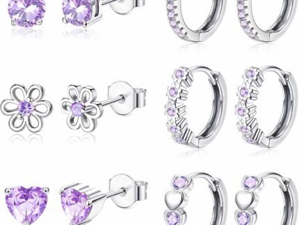 YADOCA 𝟵𝟮𝟱 𝗦𝘁𝗲𝗿𝗹𝗶𝗻𝗴 𝗦𝗶𝗹𝘃𝗲𝗿 Earrings for Girls Women