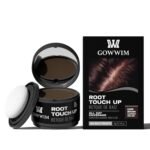 gowwim Root Touch Up Powder for Gray Hair Coverage - Dark Brown 0.14 oz