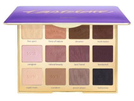 tarte tartelette matte Amazonian clay palette – Full-Size Eyeshadow Palette, Cool-Toned Longwear Buildable Makeup, Perfect for Travel, Vegan & Cruelty-Free