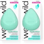 wet n wild Makeup Sponge – Low Product Absorption for Streak-Free Application, Effortless Blending Beauty for a Smooth Professional Looking Finish, Cruelty-Free & Vegan-Seeing Green (Pack of 2)