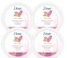 Dove Nourishing Body Care, Face, Hand, and Body Beauty Cream for Normal to Dry Skin Lotion for Women with 24-Hour Moisturization, 4-Pack, 2.53 Oz Each Jar