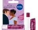 NIVEA Blackberry Pie Lip Care, Bridgerton Design Lip Balm, 0.17 OZ