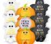 SpaLife Facial Mask Sheet Bundle - Pumpkin, Ghost, Bat - Halloween Character Mask Bundle - Face Masks for Skin Care - Moisturizing Sheet Face Masks - Skincare Pack for Women - Spa Beauty Masks