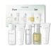 mixsoon Pure Glow Essentials Set - 5-Step Skincare Kit - Travel kit, Travel size kit, Hydrating Skincare Gift Set (15ml*1+20ml*3+30ml*1) Korean Glass Skin Care